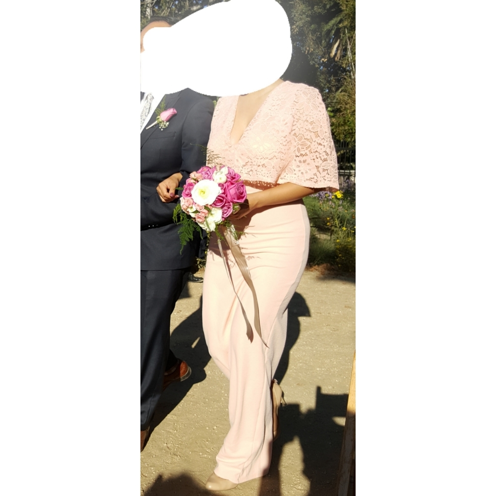 Club L Kimono Sleeve Maxi Dress with Lace Overlay